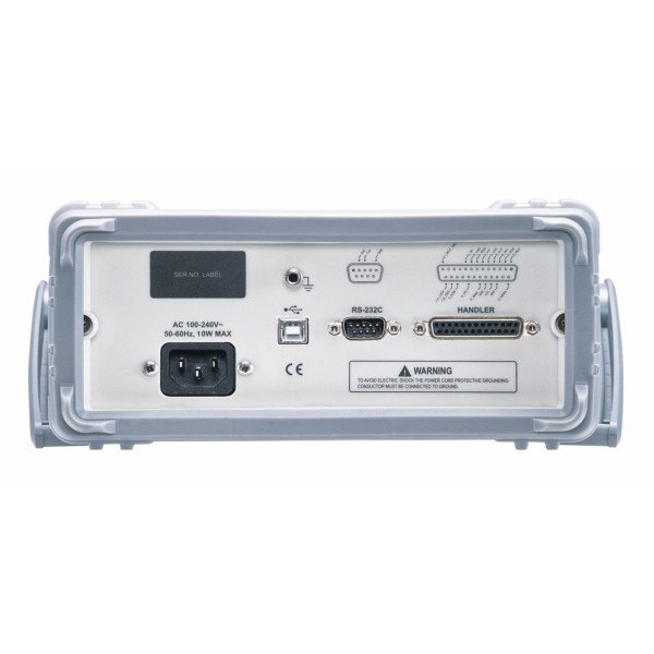 GWINSTEK GBM-3100H - 통신 단자와 전원부가 있는 배터리 테스터 후면