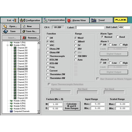 Fluke Calibration 2680A-APSW v6.0 Fluke DAQ 6.0 응용 소프트웨어