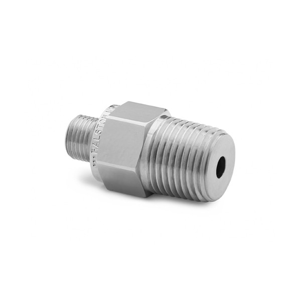 Ralston QTHA-4MS1 1/2" NPT(M) x 퀵-테스트(M) 커넥터, 체크밸브, S.S.