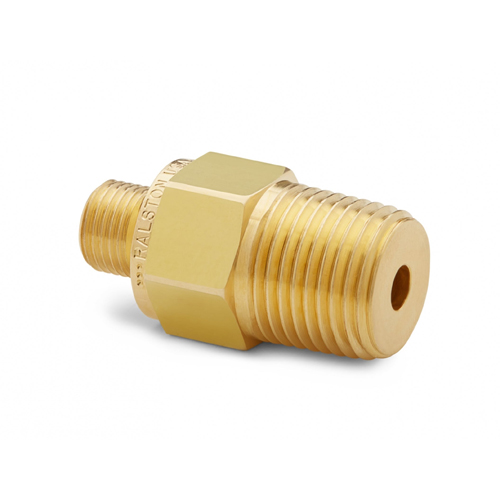 Ralston QTHA-4MB1 1/2" NPT(M) x 퀵-테스트(M) 커넥터, 체크밸브