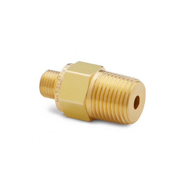 Ralston QTHA-4MB1 1/2" NPT(M) x 퀵-테스트(M) 커넥터, 체크밸브