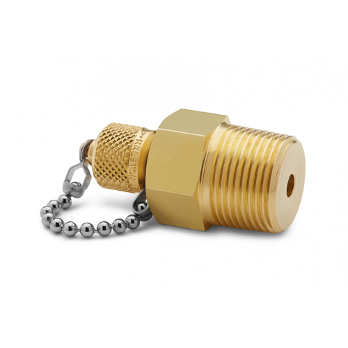 Ralston QTFT-6MB1 3/4" NPT(M) x 퀵-테스트(M), 체크밸브, 캡 & 체인