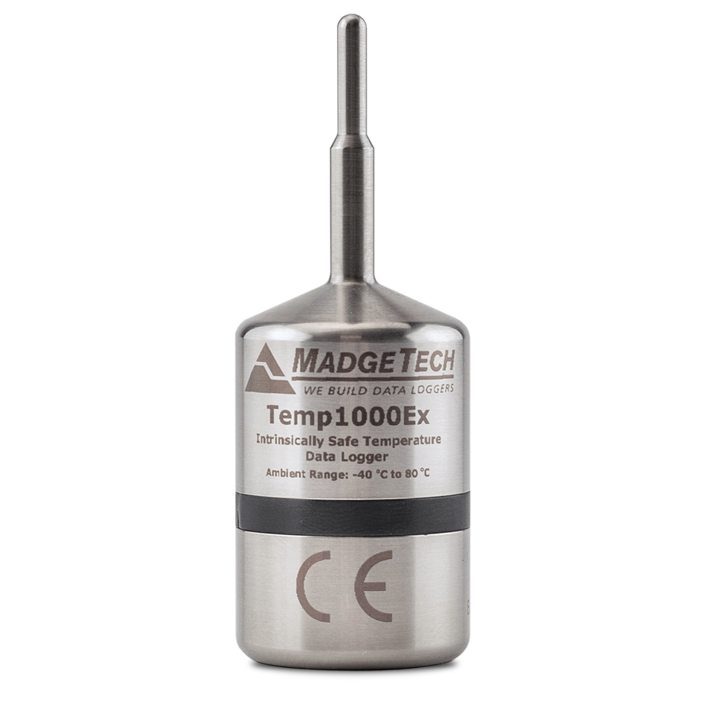 MadgeTech Temp1000Ex 본질안전 방폭 온도 데이터로거