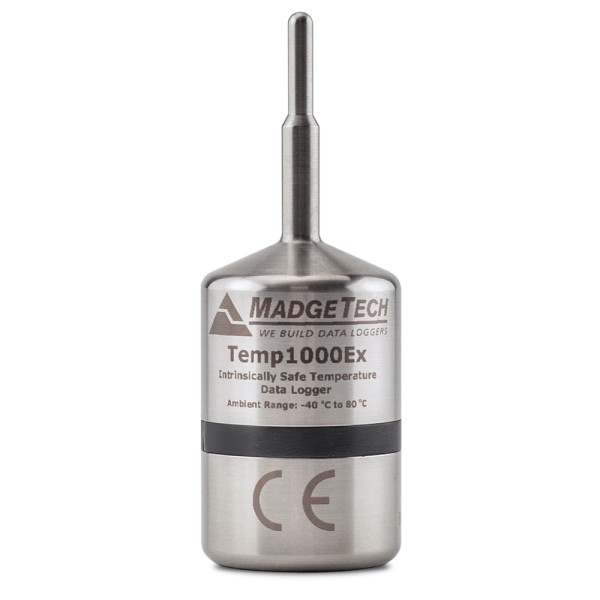 MadgeTech Temp1000Ex 본질안전 방폭 온도 데이터로거