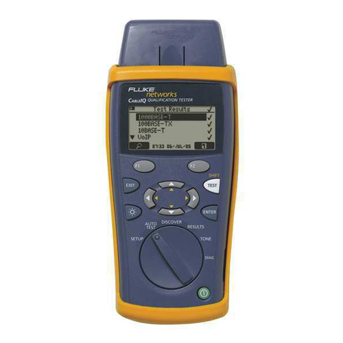 Fluke Networks CIQ-100 / CIQ-KIT CableIQ™ 자격 검사기