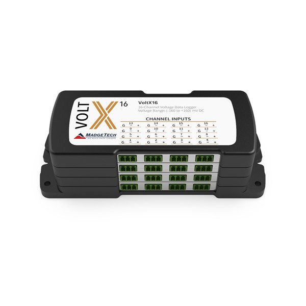 MadgeTech VoltX 4 · 8 · 12 · 16채널 DC 전압 데이터로거