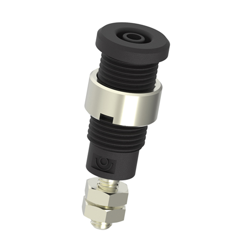 Electro-PJP 228-4 바나나 소켓(2mm) w/ 10mm 너트 (M3 나사못 및 6각 너트 단자)