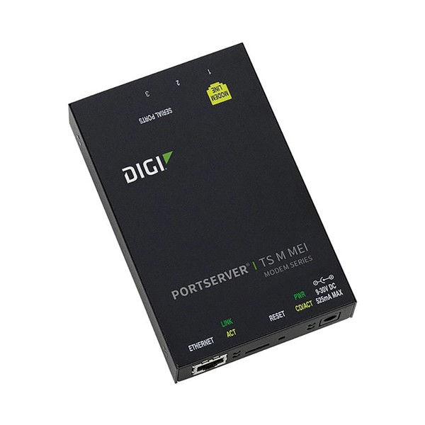 Digi 시리얼-이더넷 디바이스 서버(내장 모뎀 포함)
