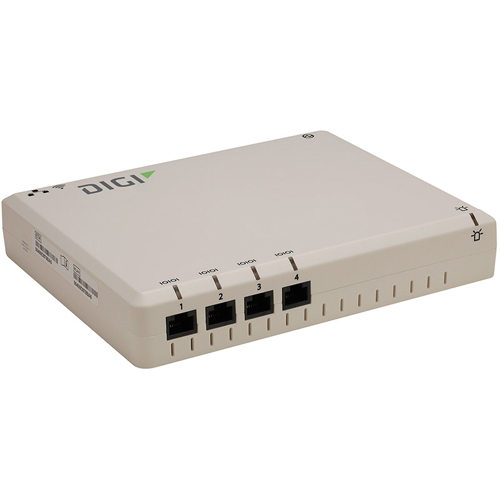 Digi IEC 60601 인증된 시리얼-이터넷 터미널 서버
