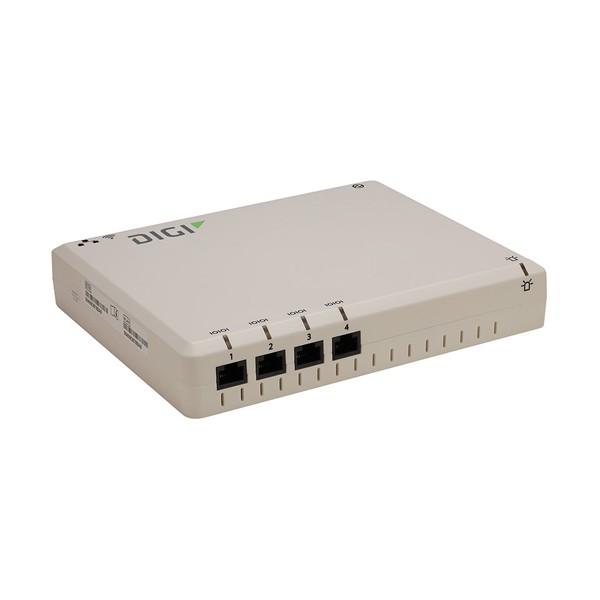 Digi IEC 60601 인증된 시리얼-이터넷 터미널 서버