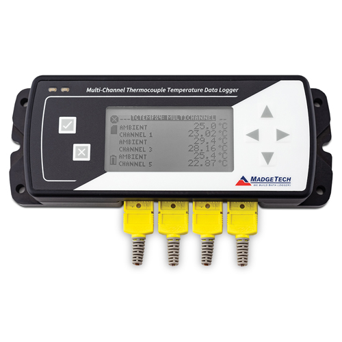MadgeTech TCTempX4LCD · TCTempX8LCD 다채널 열전대 데이터로거 (LCD)