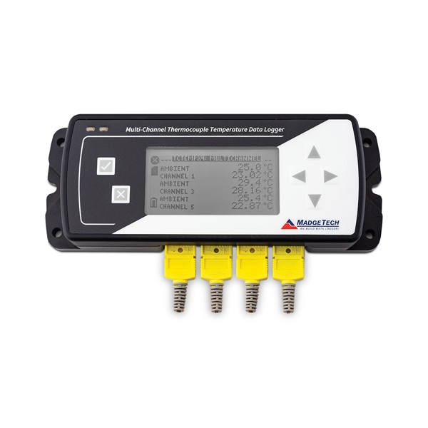 MadgeTech TCTempX4LCD · TCTempX8LCD 다채널 열전대 데이터로거 (LCD)