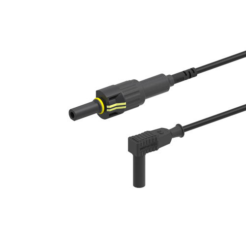 Electro-PJP 2412-PV4F Ø4MM PV (MC4 유형) 암 커넥터 / Ø4MM 안전 직각 바나나 플러그