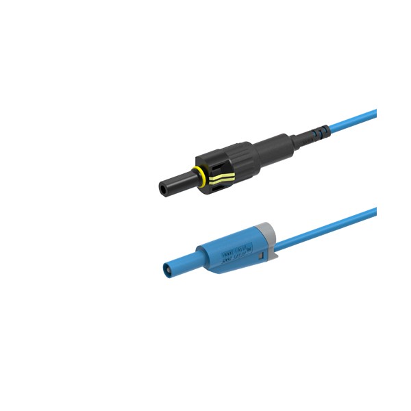 Electro-PJP 2712-PV4F Ø4MM PV (MC4 유형) 암 커넥터 / Ø4MM 안전 스택 형 바나나 플러그