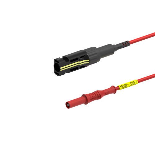 Electro-PJP 2312-PV4M Ø4MM PV (MC4 TYPE) 수 커넥터 / Ø4MM 안전 스트레이트 바나나 플러그