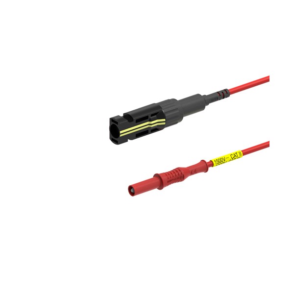 Electro-PJP 2312-PV4M Ø4MM PV (MC4 TYPE) 수 커넥터 / Ø4MM 안전 스트레이트 바나나 플러그
