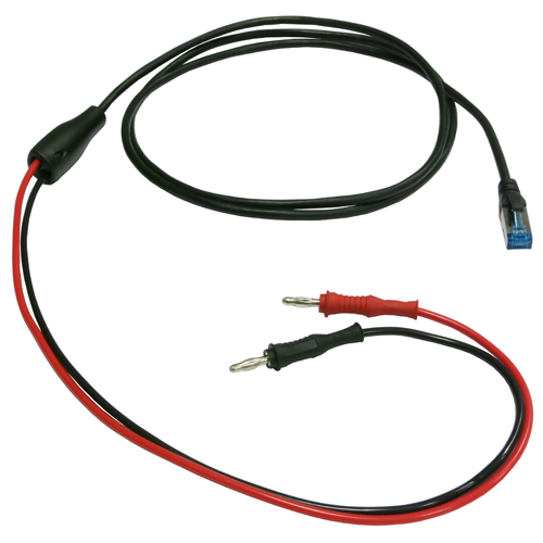 Electro-PJP 8P8C (RJ45) 커넥터 / 2 개의 직선 Ø4MM 바나나 플러그