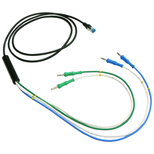 Electro-PJP 8P8C (RJ45) 커넥터 / 4 개의 직선형 Ø4MM 바나나 플러그