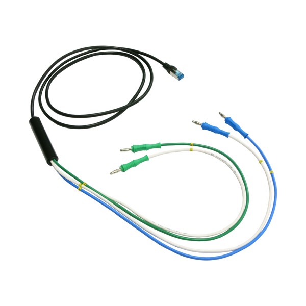 Electro-PJP 8P8C (RJ45) 커넥터 / 4 개의 직선형 Ø4MM 바나나 플러그