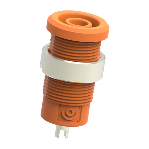 Electro-PJP 3275 Ø4MM 바나나 소켓 w/Ø14.5MM ROUND NUT / 납땜 슬롯 1.6 MM