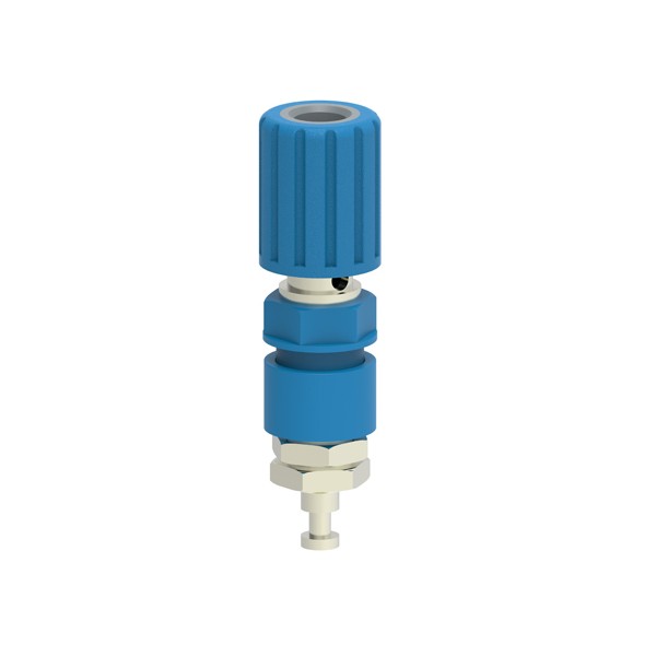 Electro-PJP 3250 ø4MM 절연 바인딩 포스트 / 크로스와이어 ø2MM 드릴 / M6 육각 너트 단자