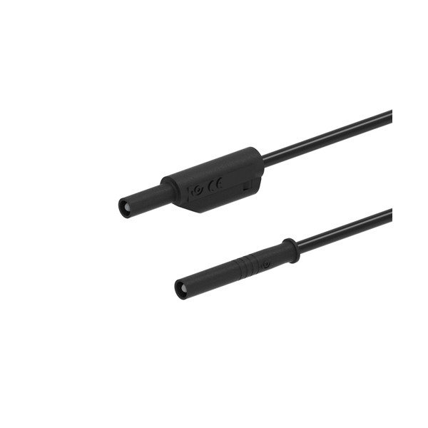 Electro-PJP 250 Ø2MM 바나나 플러그, 스태킹 가능 / 직선형