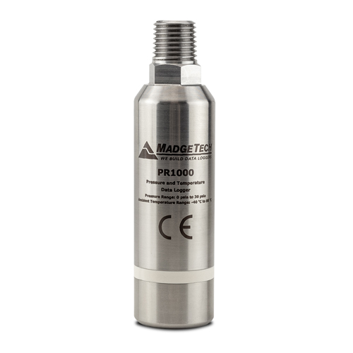 MadgeTech PR1000 압력 · 온도 데이터로거 (과도 모드)