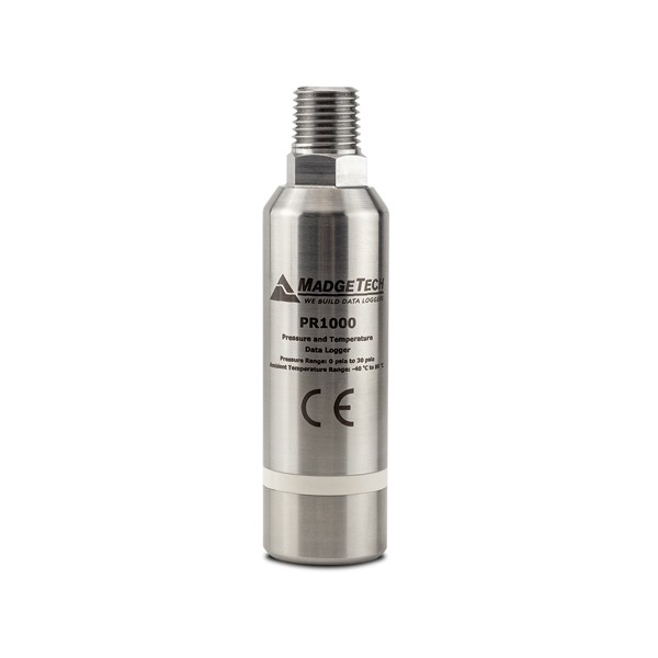 MadgeTech PR1000 압력 · 온도 데이터로거 (과도 모드)