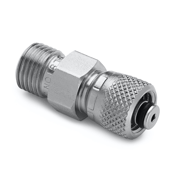 Ralston QTHA-2TS0 1/4" tube fitting x 퀵-테스트(M), S.S