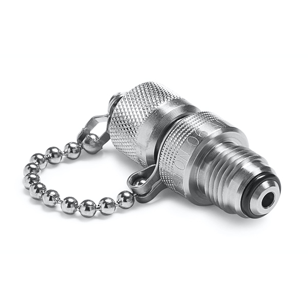 Ralston QTFT-3MS0-AN-QD 3/8 (F) 37 degree flare x (M) 퀵 테스트 어댑터, S.S