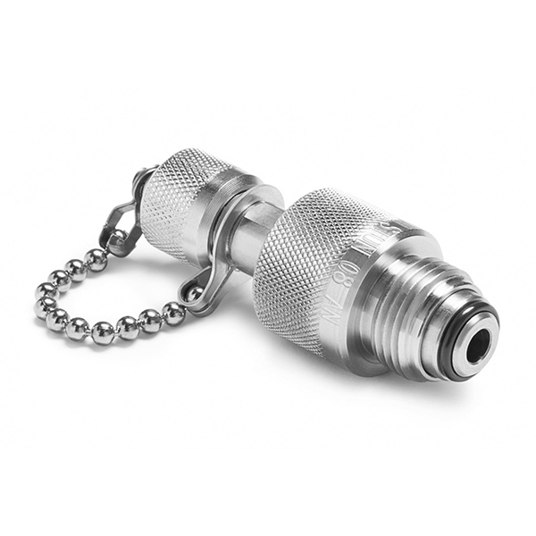 Ralston QTFT-4MS0-AN-QD 1/2 (M) 37 degree flare x (M) 퀵 테스트 어댑터, S.S
