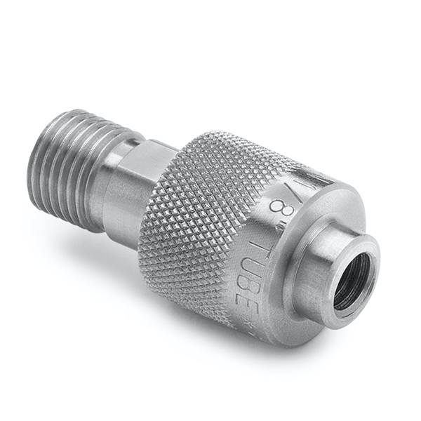 Ralston QTHA-1TS0-QD 1/8 튜브 피팅 x (M) 퀵 테스트, no check-valve, S.S