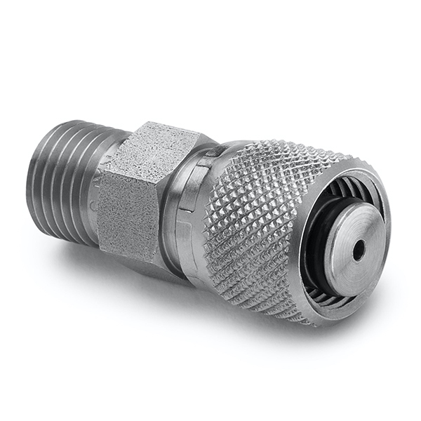 Ralston QTHA-3TS0 3/8 튜브 피팅 x (M) 퀵 테스트, no check-valve, S.S