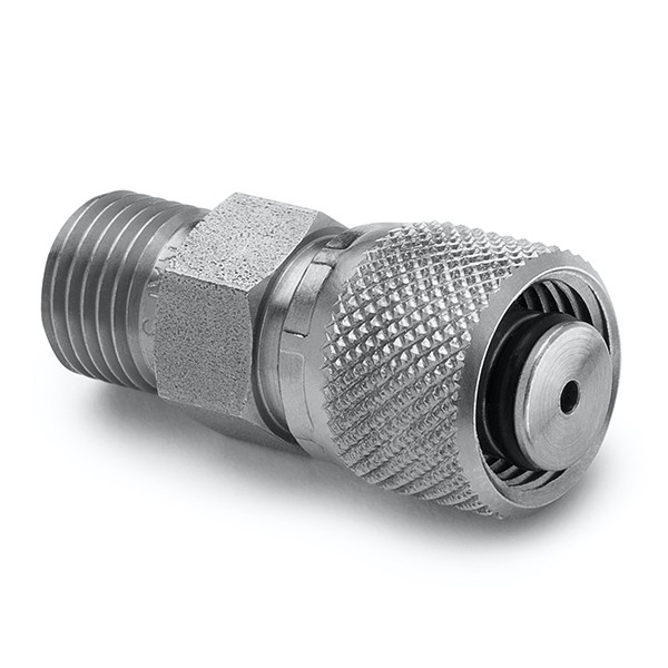 Ralston QTHA-3TS0 3/8 튜브 피팅 x (M) 퀵 테스트, no check-valve, S.S