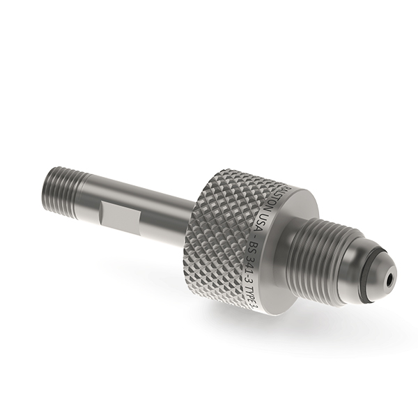 Ralston QTHA-2MS0-B341T03-QD 실린더 어댑터, TYPE 3 퀵 커넥트 x 1/4 (M) NPT 어댑터, S.S