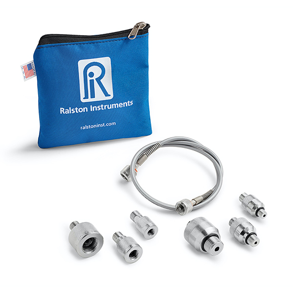 Ralston QTHA-KIT23 퀵 테스트 NPT 가스 키트 호스