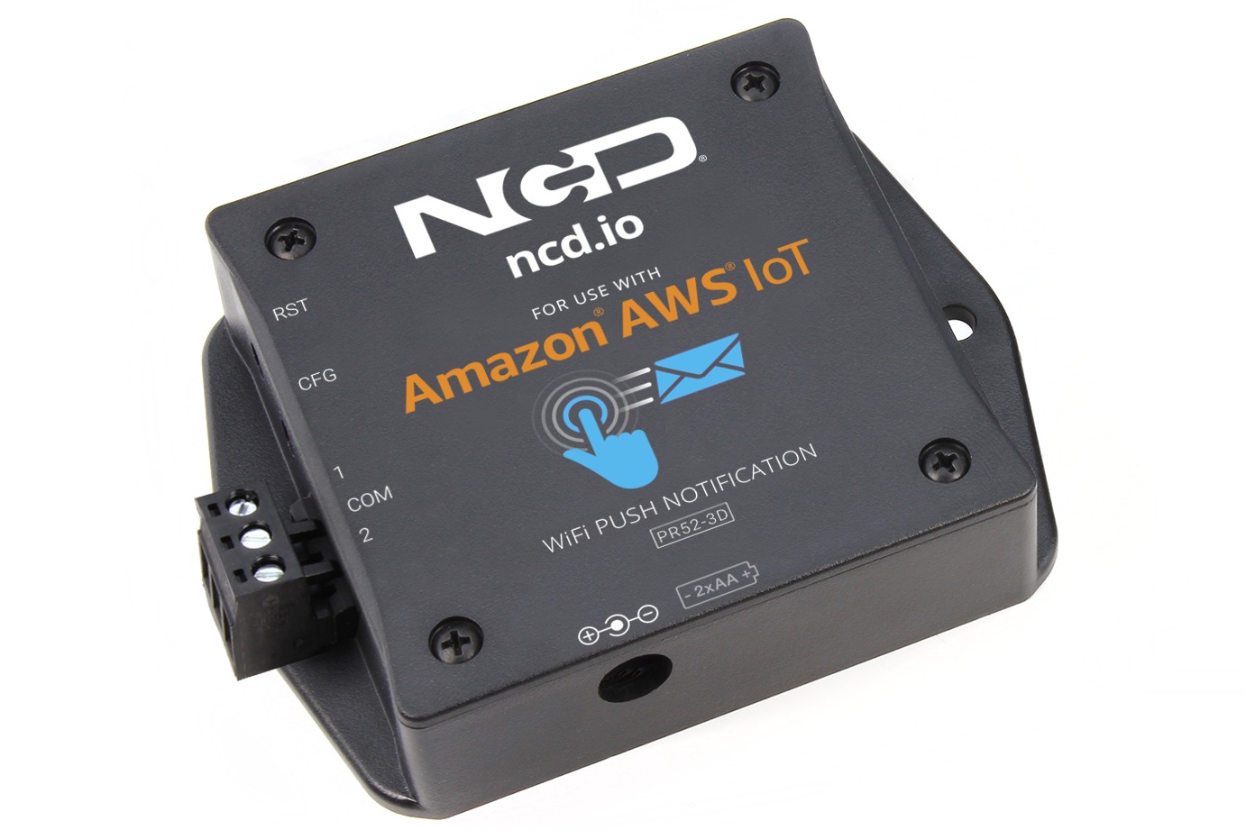 NCD PR58-2_AWS AWS®용 WiFi 푸시 알림 드라이 컨텍 전송기
