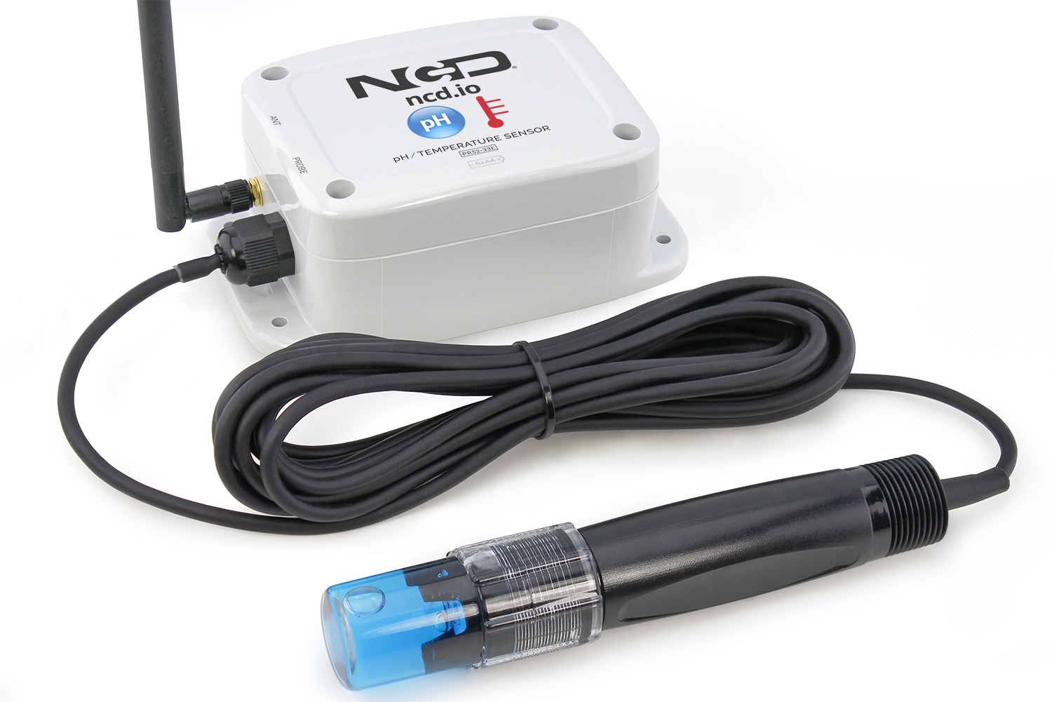 NCD PR55-47pH 산업용 IoT 장거리 무선 pH/온도 센서