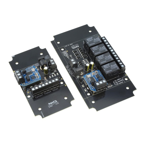 NCD MIRCR4x_ZRS_KIT 직접 유선 접점 폐쇄 원격 SPDT 릴레이 컨트롤러 4 채널 단방향