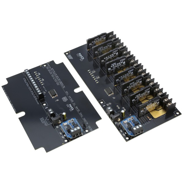 NCD MIRCSSR8x_ZRS_KIT 직접 유선 접점 폐쇄 원격 릴레이 컨트롤러 8 채널 솔리드 스테이트 단방향