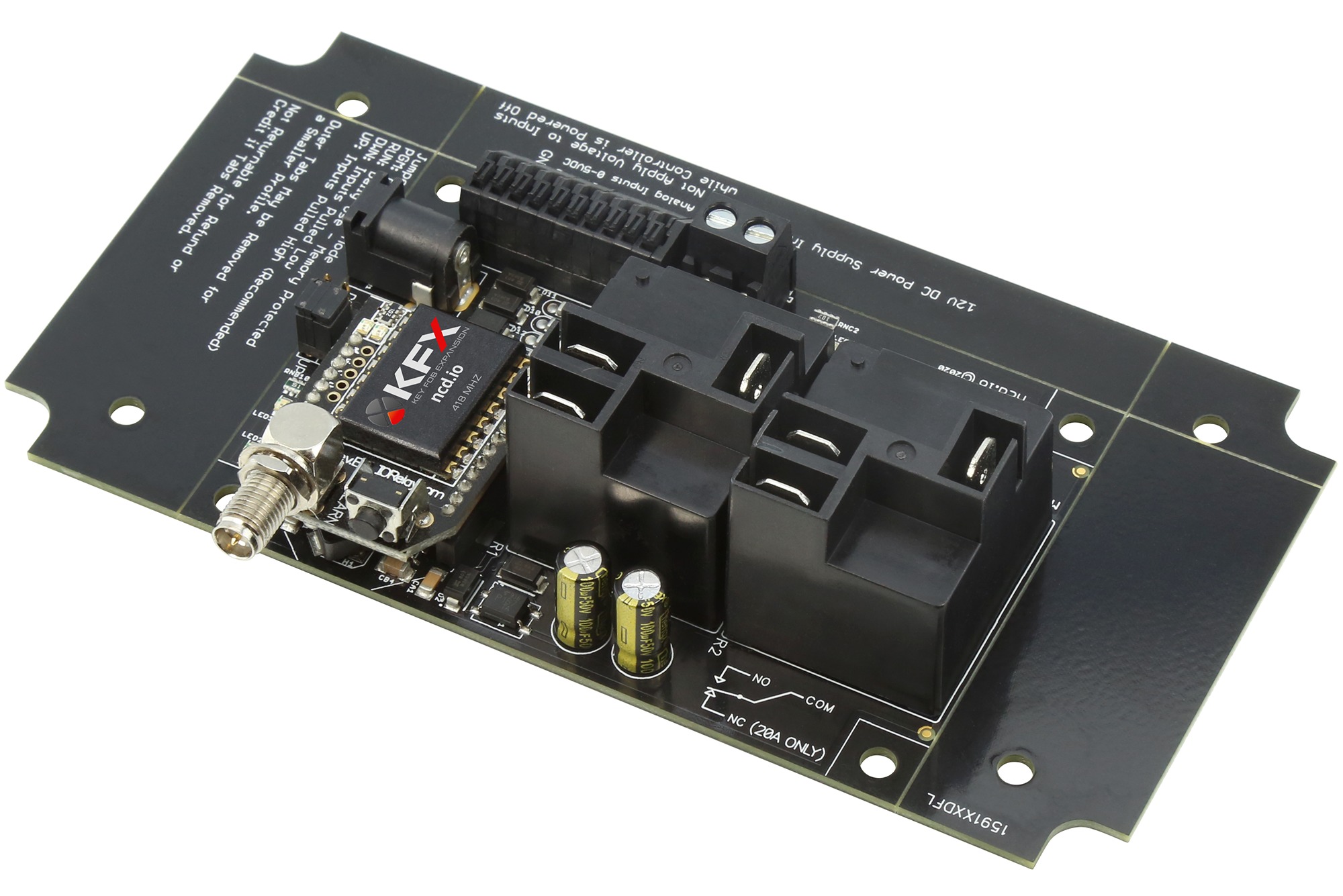 NCD PR60-6_R220PL_KEYFOB 열쇠 고리 원격 제어 스위치 2 채널 고전류 장거리 무선