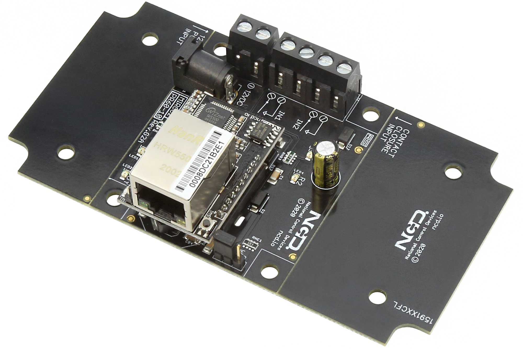 NCD PR60-10_MIRCC2_ETHERNET 이더넷을 통한 2 채널 푸시 알림 접점 폐쇄 입력