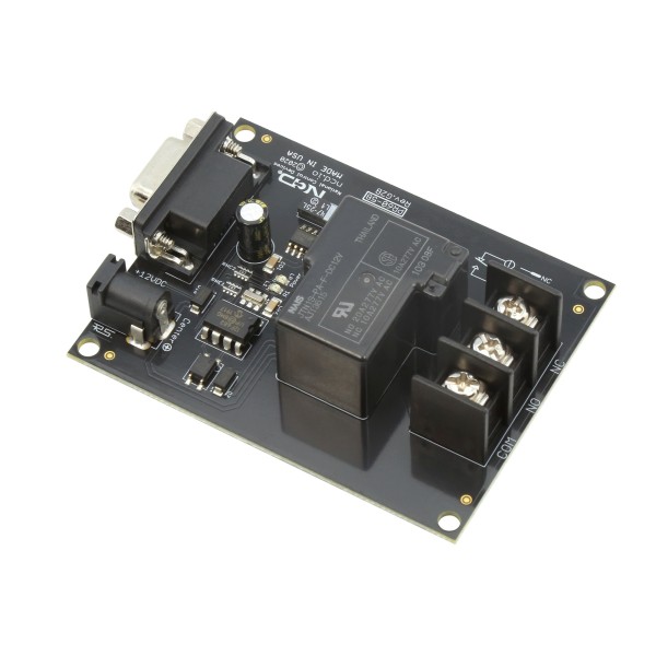 NCD PR60-58_R120HPRS 직렬 인터페이스가있는 RS-232 1 채널 고전력 릴레이 컨트롤러 LOW COST