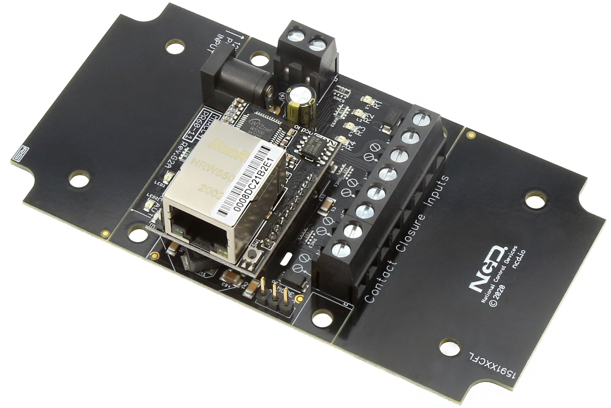 NCD PR60-11_MIRCC4_ETHERNET 이더넷을 통한 4 채널 푸시 알림 접점 폐쇄 입력