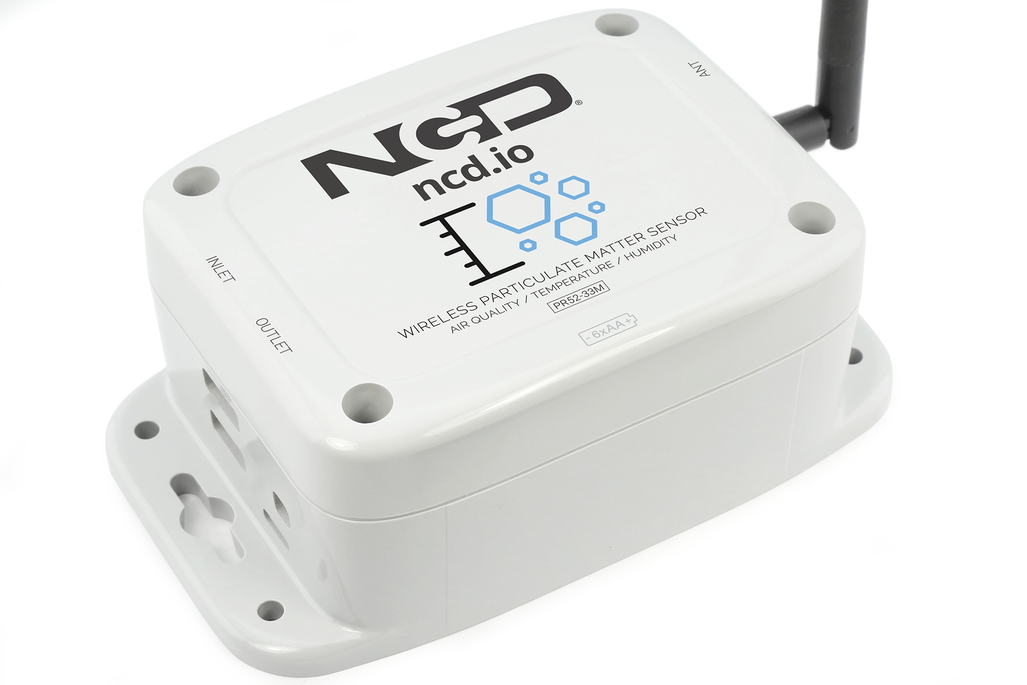 NCD PR52-33M 산업용 IoT 무선 입자상 물질 센서