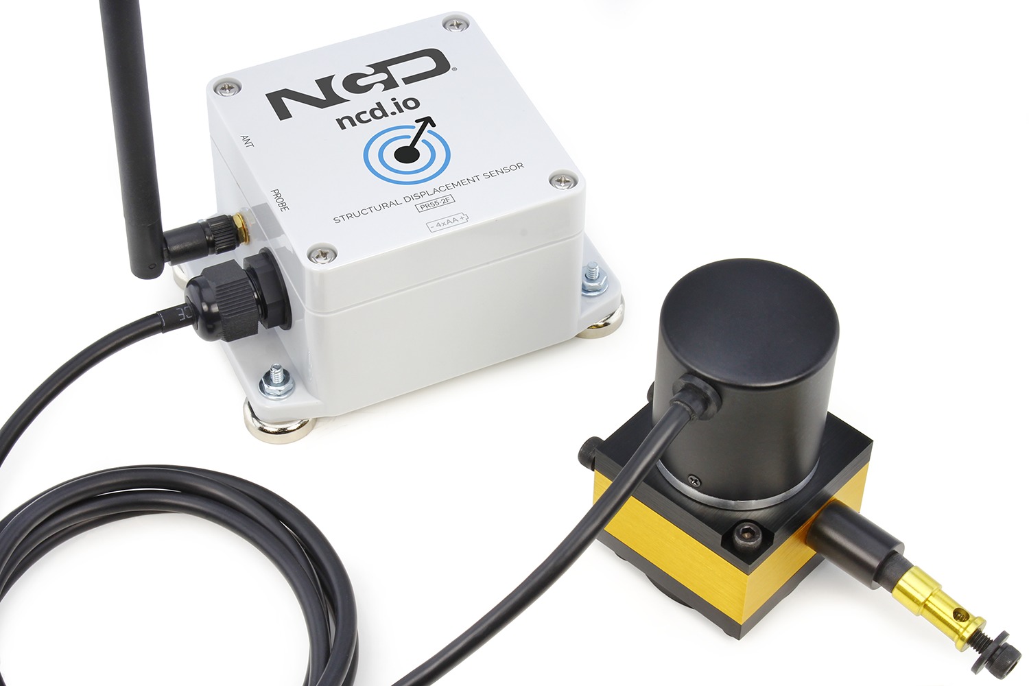 NCD PR55-2F 산업용 IoT 무선 구조 모니터링 센서