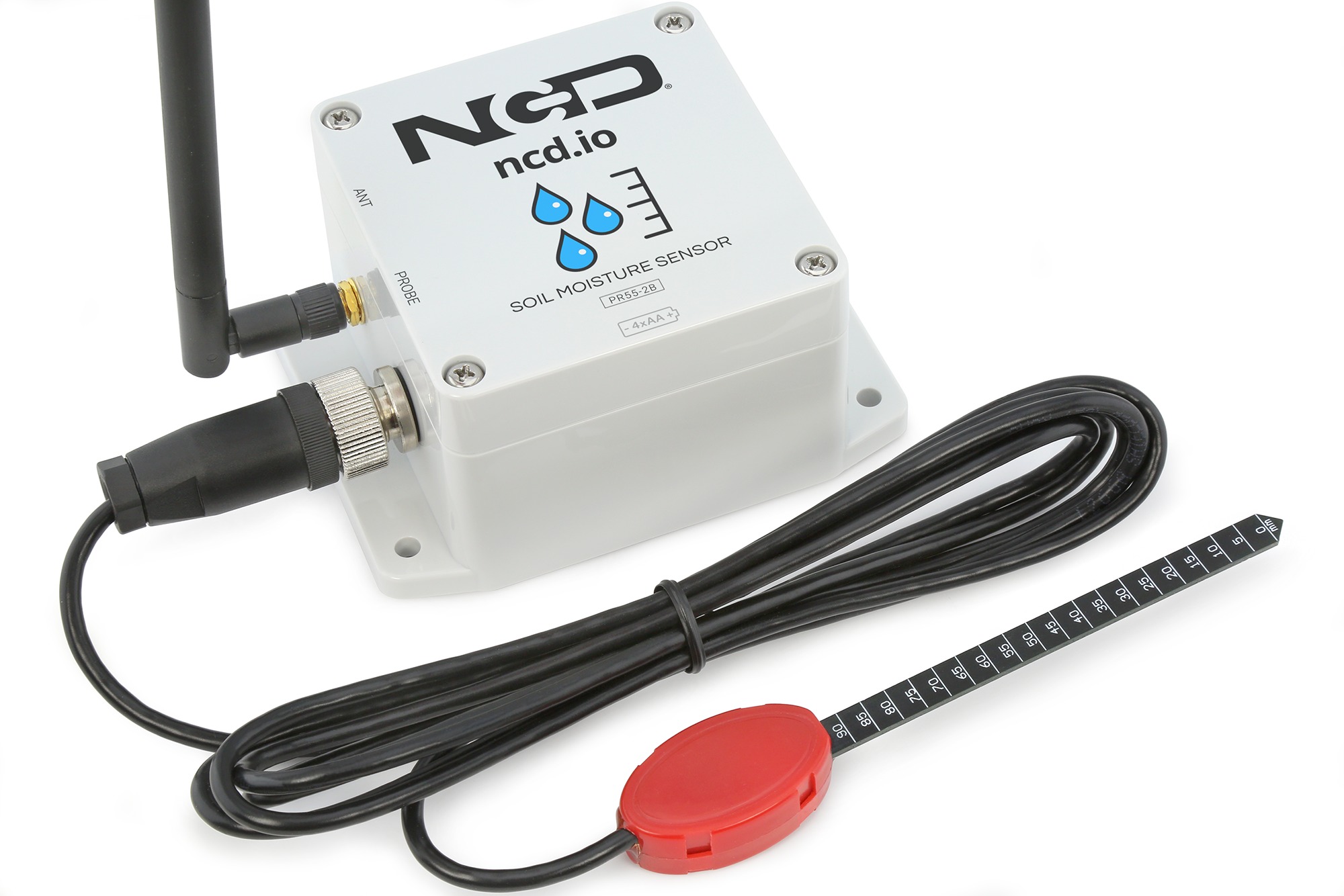 NCD PR55-2B 무선 토양 수분 센서 장거리 IoT 송신기