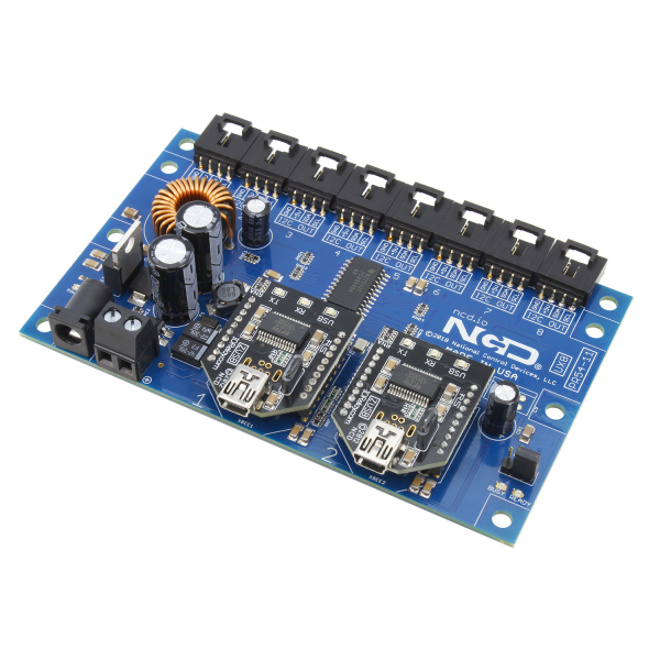 NCD PR54-11 듀얼 직렬-8 포트 하드웨어 I2C가있는 I2C 컨버터