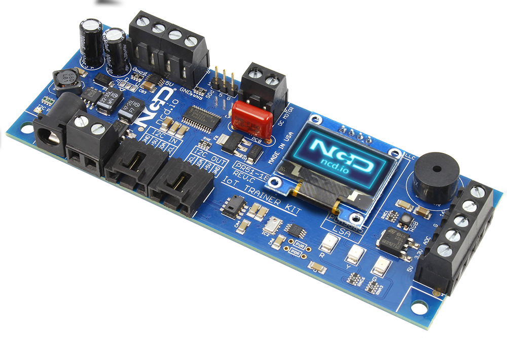 NCD PR51-18 IoT 교육 컨트롤러 광음 센서 동작