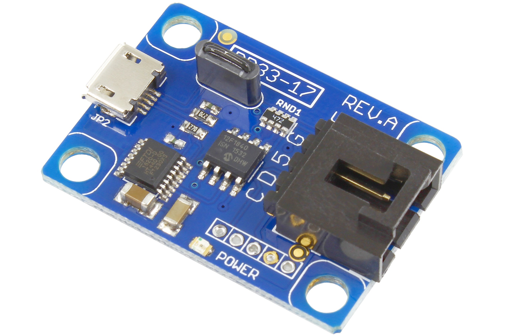 NCD PR33-17 가상 COM 포트 FT230XS가있는 USB to I2C 변환기